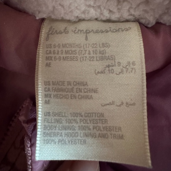 Baby girl snow suit - Picture 2 of 2